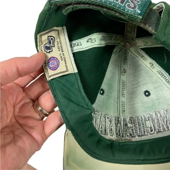 Michigan State Spartans S adjustable soft surface baseball hat - Picture 5 of 5